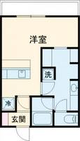新潟県新潟市江南区下早通2(アパート)の賃貸物件の間取り