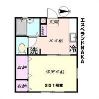エスペランドNAKAの間取り
