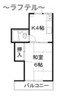 埼玉県所沢市泉町(アパート)の賃貸物件の間取り