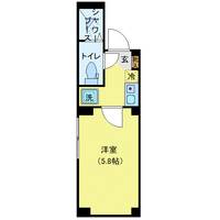 神奈川県横浜市西区中央2(マンション)の賃貸物件の間取り