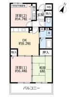 物件の間取り画像