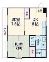 クインハイツの間取り