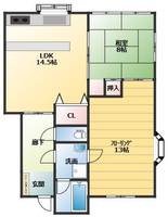 鹿児島県姶良市西餅田(一戸建)の賃貸物件の間取り