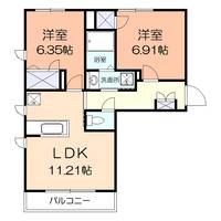 Alflat Aの間取り