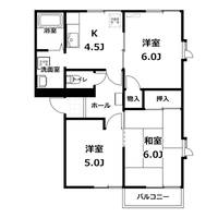 ルミエール百塚C棟の間取り