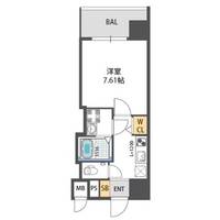 ウエンズ勝山の間取り