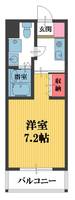 P’sプレイス東仲町の間取り