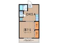 サンハニー駒沢の間取り