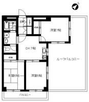 東京都目黒区祐天寺1(マンション)の賃貸物件の間取り