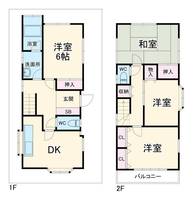 埼玉県川越市中台元町1(一戸建)の賃貸物件の間取り
