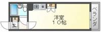 White広島駅前の間取り
