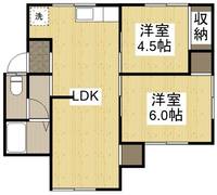 岡山県倉敷市西坂(アパート)の賃貸物件の間取り