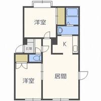 北海道札幌市中央区南九条西13(アパート)の賃貸物件の間取り