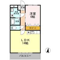 愛知県蒲郡市形原町田中(アパート)の賃貸物件の間取り
