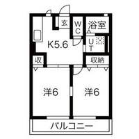 埼玉県熊谷市石原(アパート)の賃貸物件の間取り