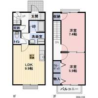 三重県伊勢市上地町(一戸建)の賃貸物件の間取り