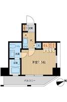 東京都品川区南大井3(マンション)の賃貸物件の間取り