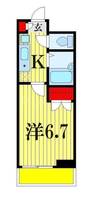 千葉県船橋市本郷町(マンション)の賃貸物件の間取り