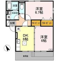 新潟県長岡市石動町(アパート)の賃貸物件の間取り