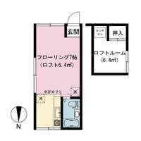 神奈川県川崎市中原区井田2(アパート)の賃貸物件の間取り