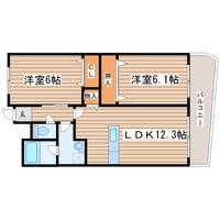 レジェンダ泉中央の間取り