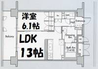 物件の間取り画像