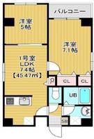 物件の間取り画像