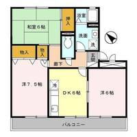 埼玉県さいたま市緑区大字中尾(アパート)の賃貸物件の間取り