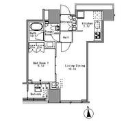 White Tower Hamamatsuchoの間取り