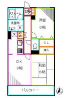 東京都新宿区西落合3(マンション)の賃貸物件の間取り