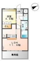 熊本県熊本市南区日吉2(アパート)の賃貸物件の間取り