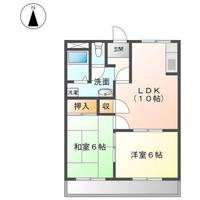 愛知県日進市梅森町新田(アパート)の賃貸物件の間取り