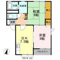 兵庫県宝塚市宮の町(アパート)の賃貸物件の間取り