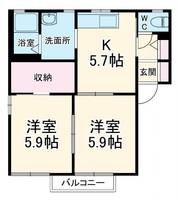 パークビラ極楽の間取り