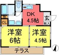 紺野荘の間取り
