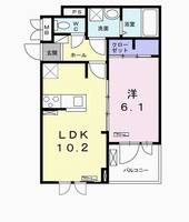 ブランドール久米田Vの間取り