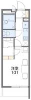 レオパレス菅生の間取り
