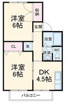セジュールささがせの間取り