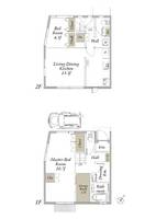東京都目黒区中目黒5(一戸建)の賃貸物件の間取り
