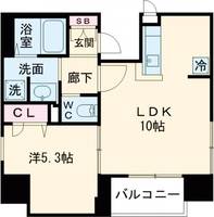 兵庫県神戸市中央区御幸通3(マンション)の賃貸物件の間取り