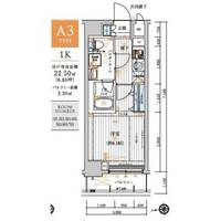 メインステージ元住吉の間取り