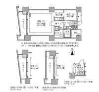 東京都港区海岸1(マンション)の賃貸物件の間取り