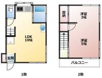 埼玉県さいたま市南区太田窪5(一戸建)の賃貸物件の間取り