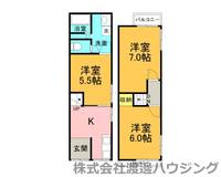 大阪府東大阪市吉田8(一戸建)の賃貸物件の間取り