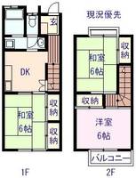 長野県千曲市大字屋代(アパート)の賃貸物件の間取り