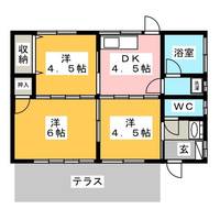 群馬県伊勢崎市中町(一戸建)の賃貸物件の間取り