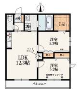 物件の間取り画像