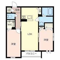 クラヴィーア上野芝の間取り