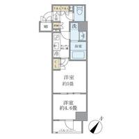 東京都文京区本駒込5(マンション)の賃貸物件の間取り