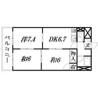 静岡県浜松市中央区伝馬町(マンション)の賃貸物件の間取り
